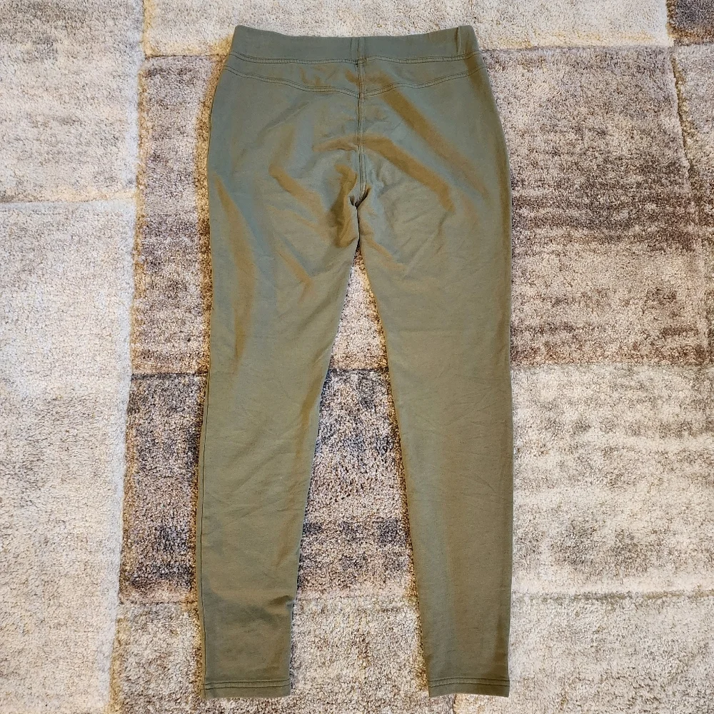Matilda Jane Notion Olive Green Leggings Size Large - Picture 3 of 4